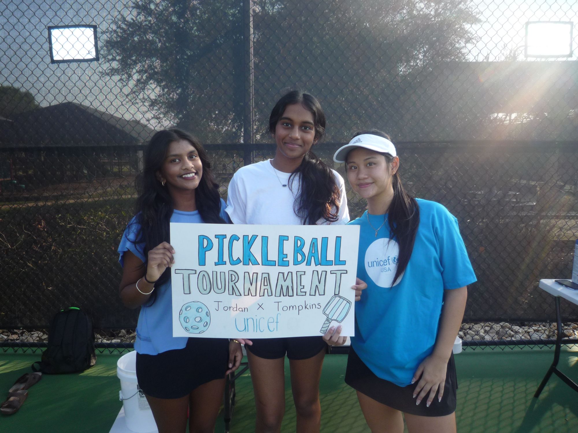 OTHS UNICEF pickleball tournament fundraiser